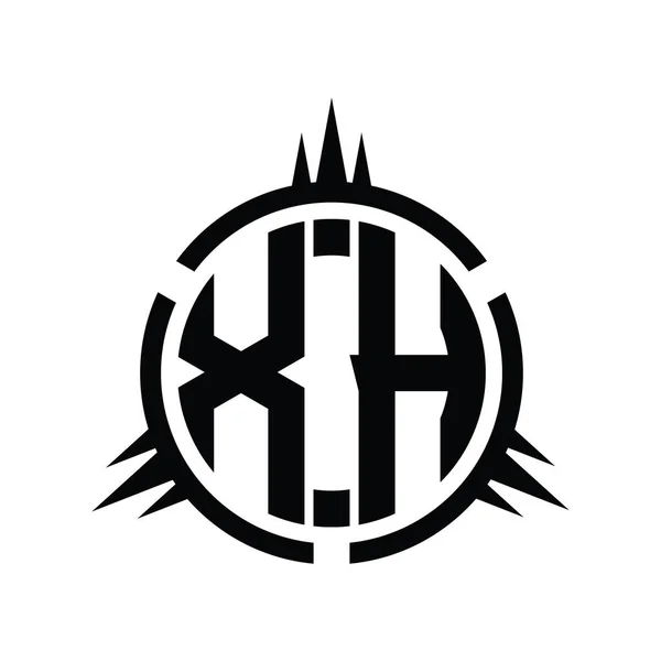Λογότυπο Απομονωμένο Στο Πρότυπο Σχεδιασμού Στοιχείων Κύκλου — Φωτογραφία Αρχείου