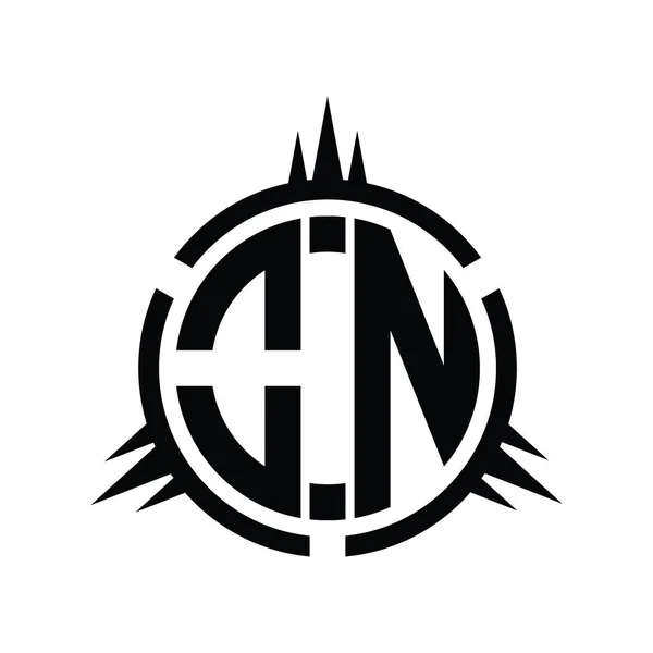 Logo Monogram Geïsoleerd Cirkel Element Ontwerp Template — Stockfoto