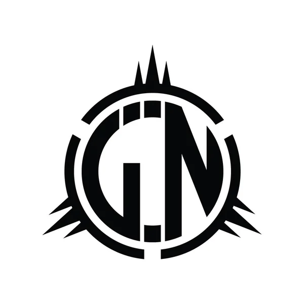 Logo Monogram Geïsoleerd Cirkel Element Ontwerp Template — Stockfoto