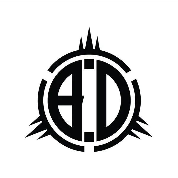 Логограма Логотипу Ізольована Шаблоні Дизайну Елементів Кола — стокове фото