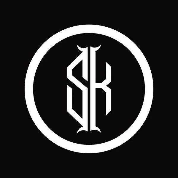 로고로 육각형 모양의 — 스톡 사진