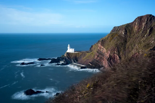 Hartland lighthouse — Stock Photo, Image