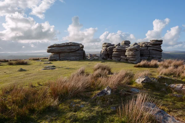 Coombestone tor — Stok fotoğraf