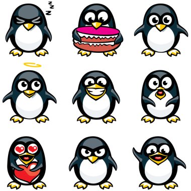 Smiley penguenler