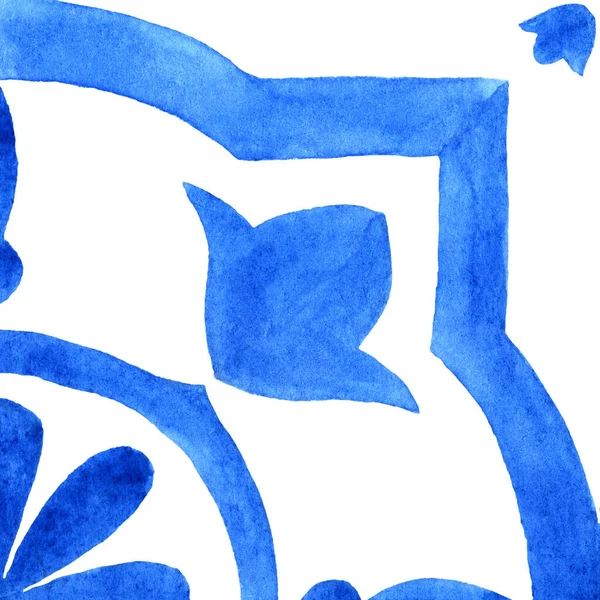 กระเบ องโปรต เกส Azulejo าและส ขาวลวดลายท สวยงาม ภาพวาดส วยม าหร — ภาพถ่ายสต็อก