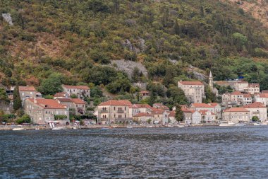 Perast Karadağ 'da antik bir şehir