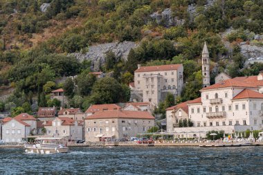 Perast Karadağ 'da antik bir şehir