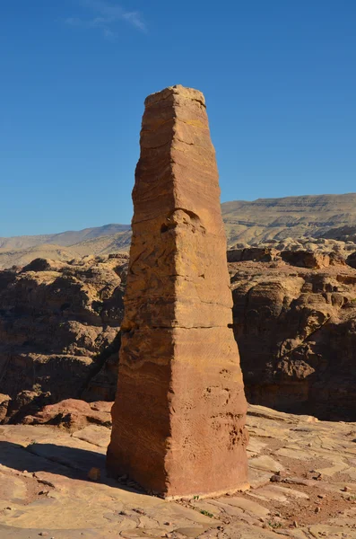 Two Obelisks, Petra — Stock Photo, Image