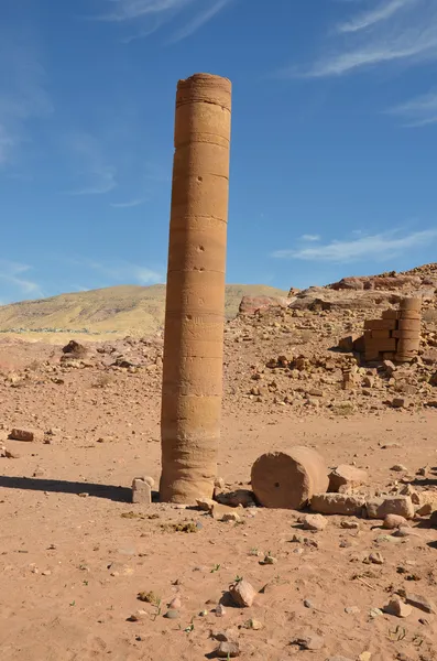 Pharaoh's Column, Petra — Stock Photo, Image