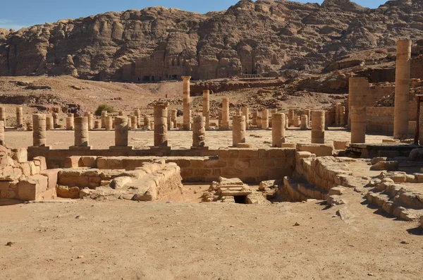 Great Temple, Petra — Stock Photo, Image