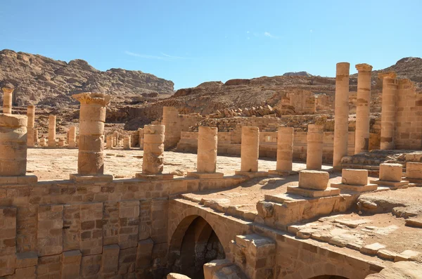 Great Temple, Petra — Stock Photo, Image