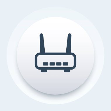 wi-fi yönlendirici, adsl modem simgesi