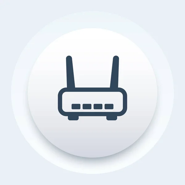 Wi-fi 라우터 , adsl modem icon — 스톡 벡터