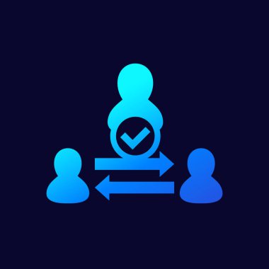 Web için broker veya üçüncü parti simgesi