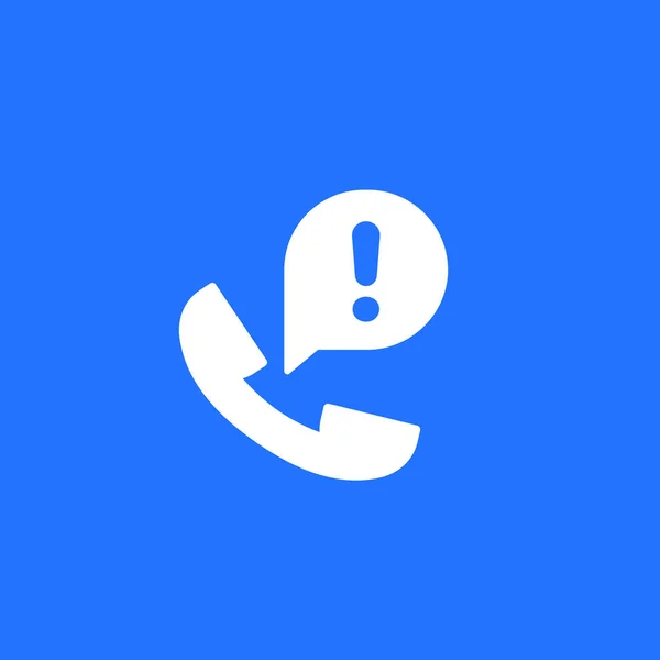 Icono de llamada telefónica importante, vector — Vector de stock