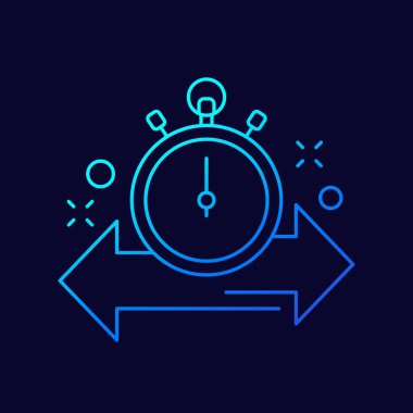 Seçim zamanı, ince çizgi simgesi