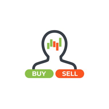 Simsar, simsar simgesi beyaz üzerine