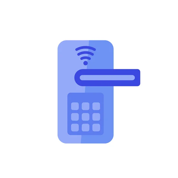 Smart lock vector icon, flat vector — Stock vektor