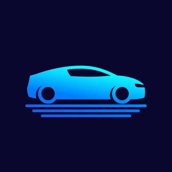 Supercar, sportcar icon for web — ストックベクタ