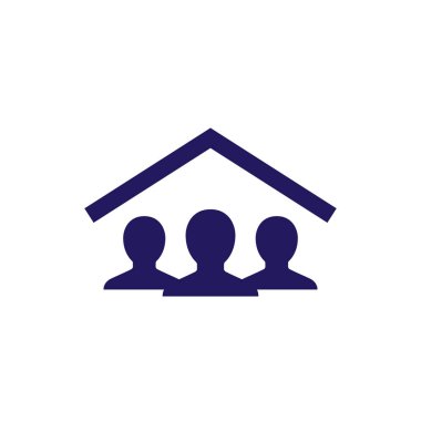 kiracılar, ev sakinleri beyazın simgesi