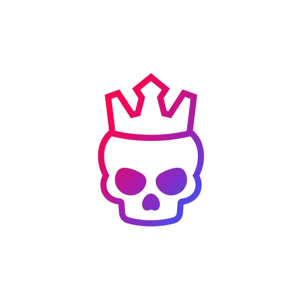 Logo Dead king s lebkou — Stockový vektor