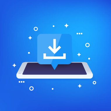 Akıllı telefonlu uygulama simgesi indir