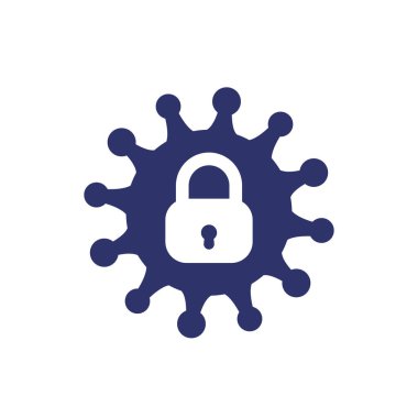 kilitleme simgesi, virüs kısıtlama vektörü