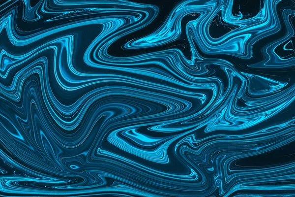 Abstrait Classique Bleu Fond Marbré Peinture Fluide Art Papier Peint — Photo