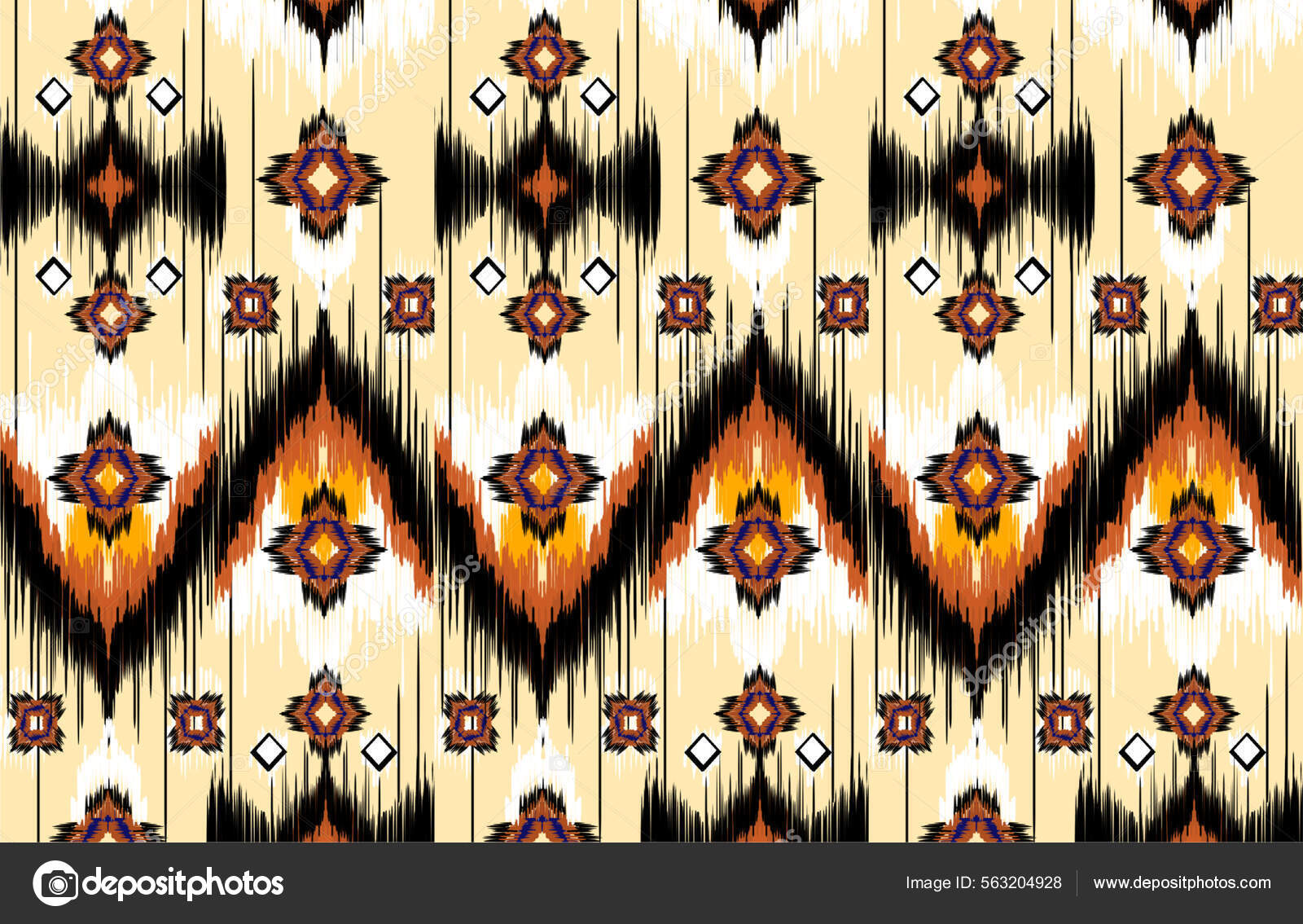 Abstract Ethnic Geometric Pattern Design Background Wallpaper Ikat  Geometric Folklore — Stock Photo © Icestock #563204928, image size:1600x1134