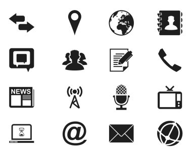 iş simgeler. vektör çizim.