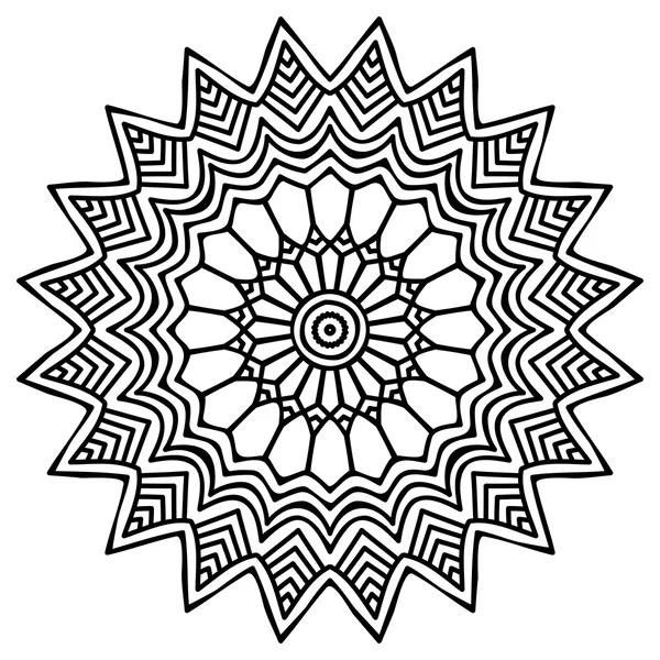 Mandala. yuvarlak süsleme desen