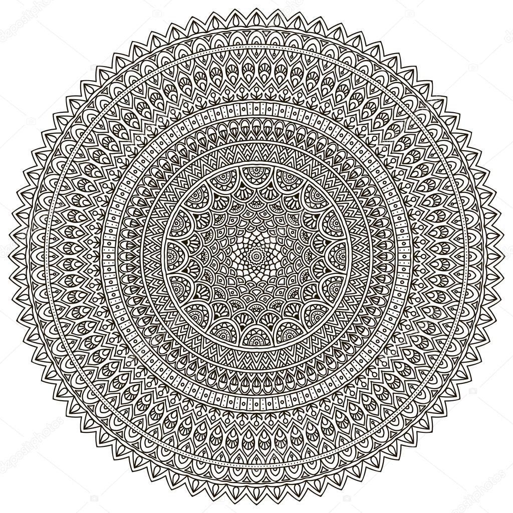 Mandala. Round Ornament Pattern