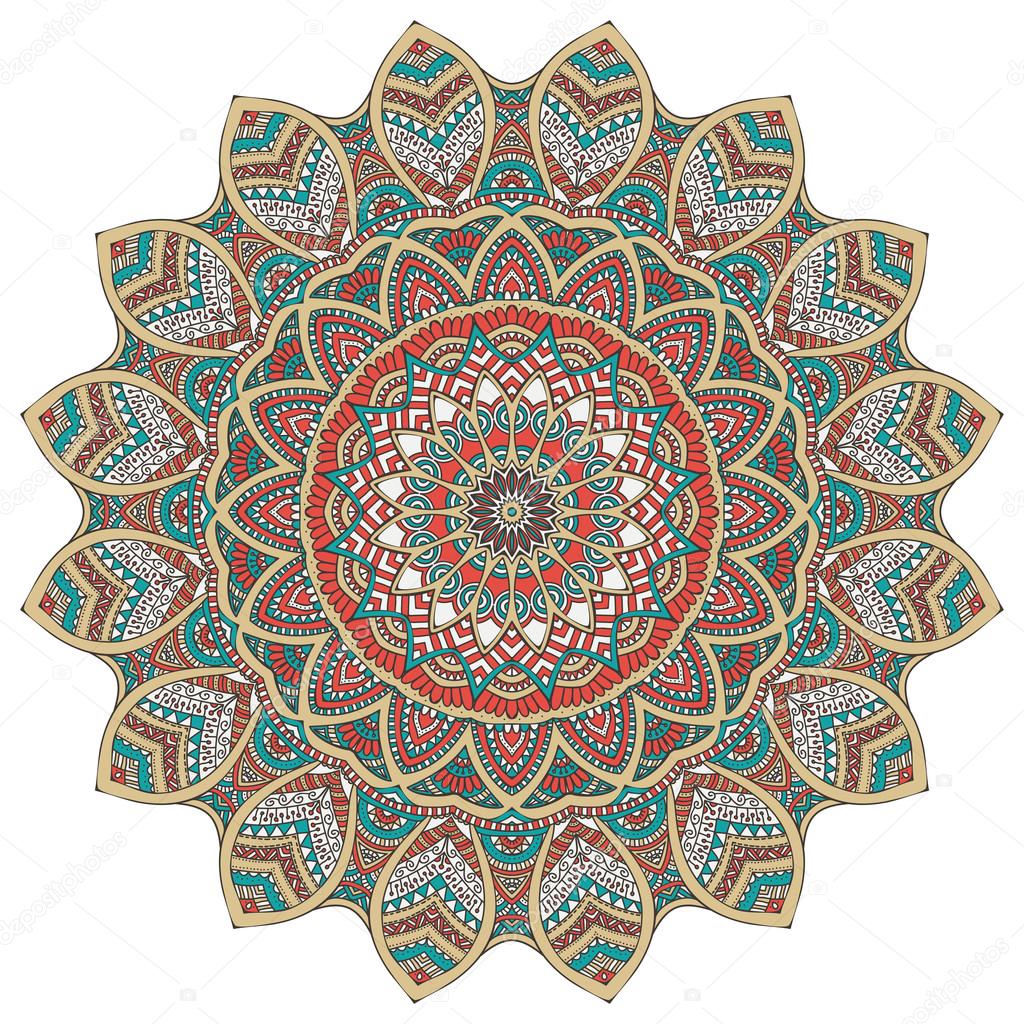 Mandala. Round Ornament Pattern