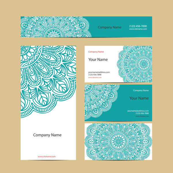 Установить ретро-визитку. Векторный фон. Карточка или приглашение. Винтажные декоративные элементы. Ручной рисунок. Ислам, арабский, индийский, оттоманские мотивы
.