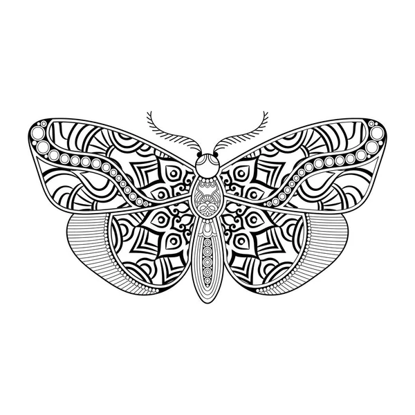 vektör kelebeği siyah beyaz element çizgi çizimi tasarımı