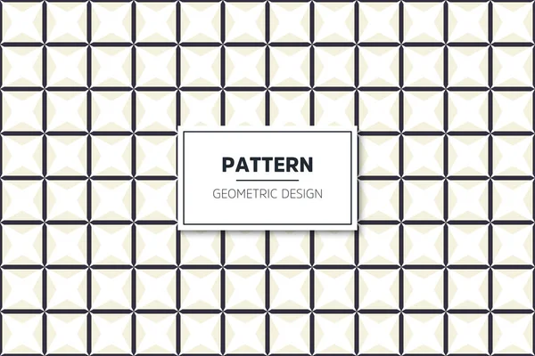 Einfaches nahtloses Muster mit bunten geometrischen Elementen — Stockvektor