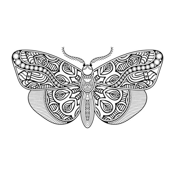 vektör kelebeği siyah beyaz element çizgi çizimi tasarımı