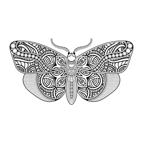 vektör kelebeği siyah beyaz element çizgi çizimi tasarımı