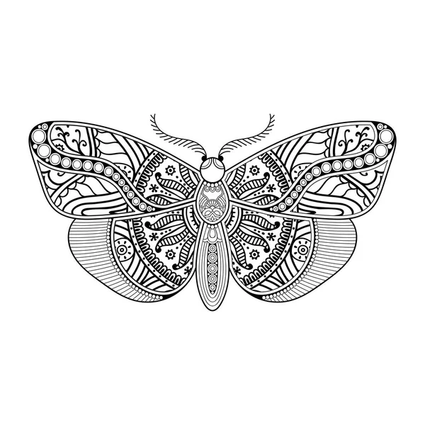 vektör kelebeği siyah beyaz element çizgi çizimi tasarımı