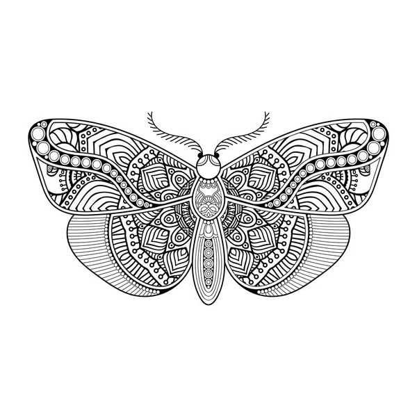 vektör kelebeği siyah beyaz element çizgi çizimi tasarımı