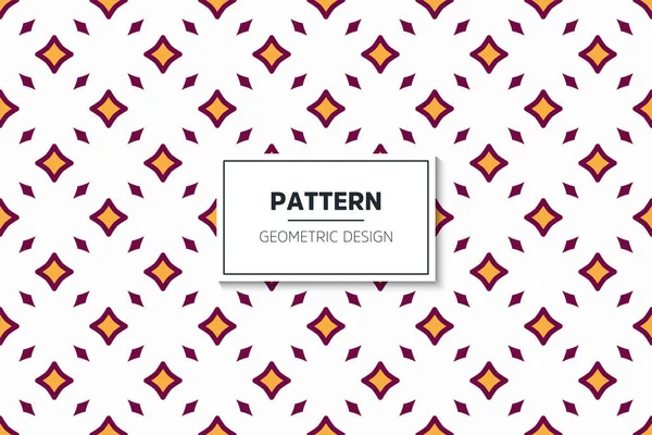 Patrón simple sin costuras con elementos geométricos coloridos — Vector de stock