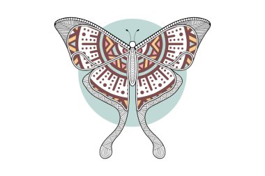 vektör kelebeği siyah beyaz element çizgi çizimi tasarımı