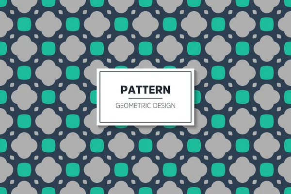 Seamless pattern with geometric colorful art elements — Stock Vector