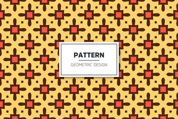 Seamless pattern in ethnic style with colorful geometric elements — Stock Vector