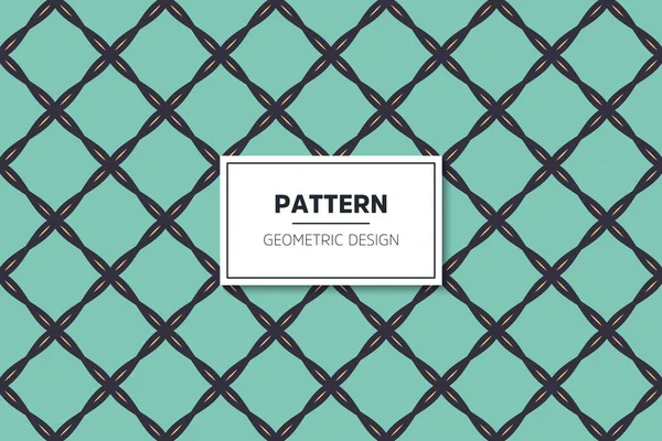 Seamless pattern in ethnic style geometric elements — Stock Vector