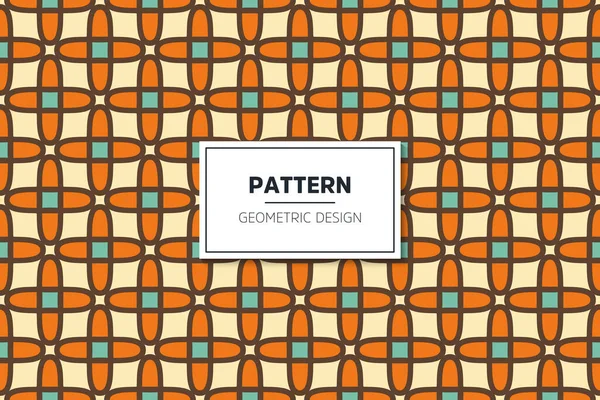 Naadloos patroon in etnische stijl geometrische elementen — Stockvector