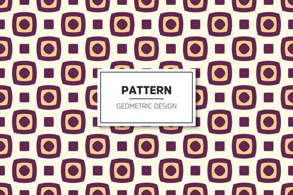 Seamless pattern with colorful geometric art elements — Stock Vector