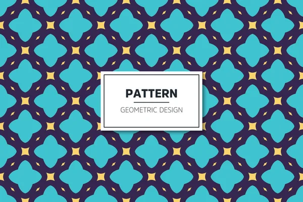Seamless pattern in ethnic style with colorful geometric elements — Stock Vector