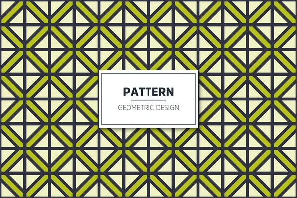 Naadloos patroon in etnische stijl met geometrische elementen — Stockvector
