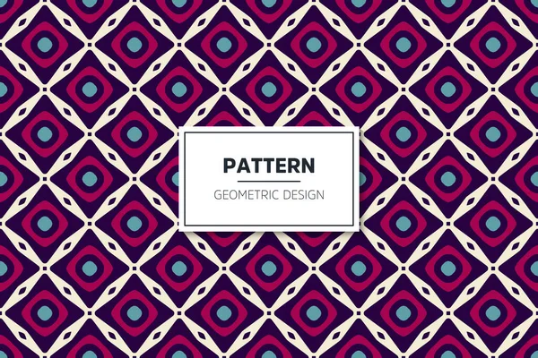 Patrón sin costuras con elementos de arte geométricos coloridos — Vector de stock